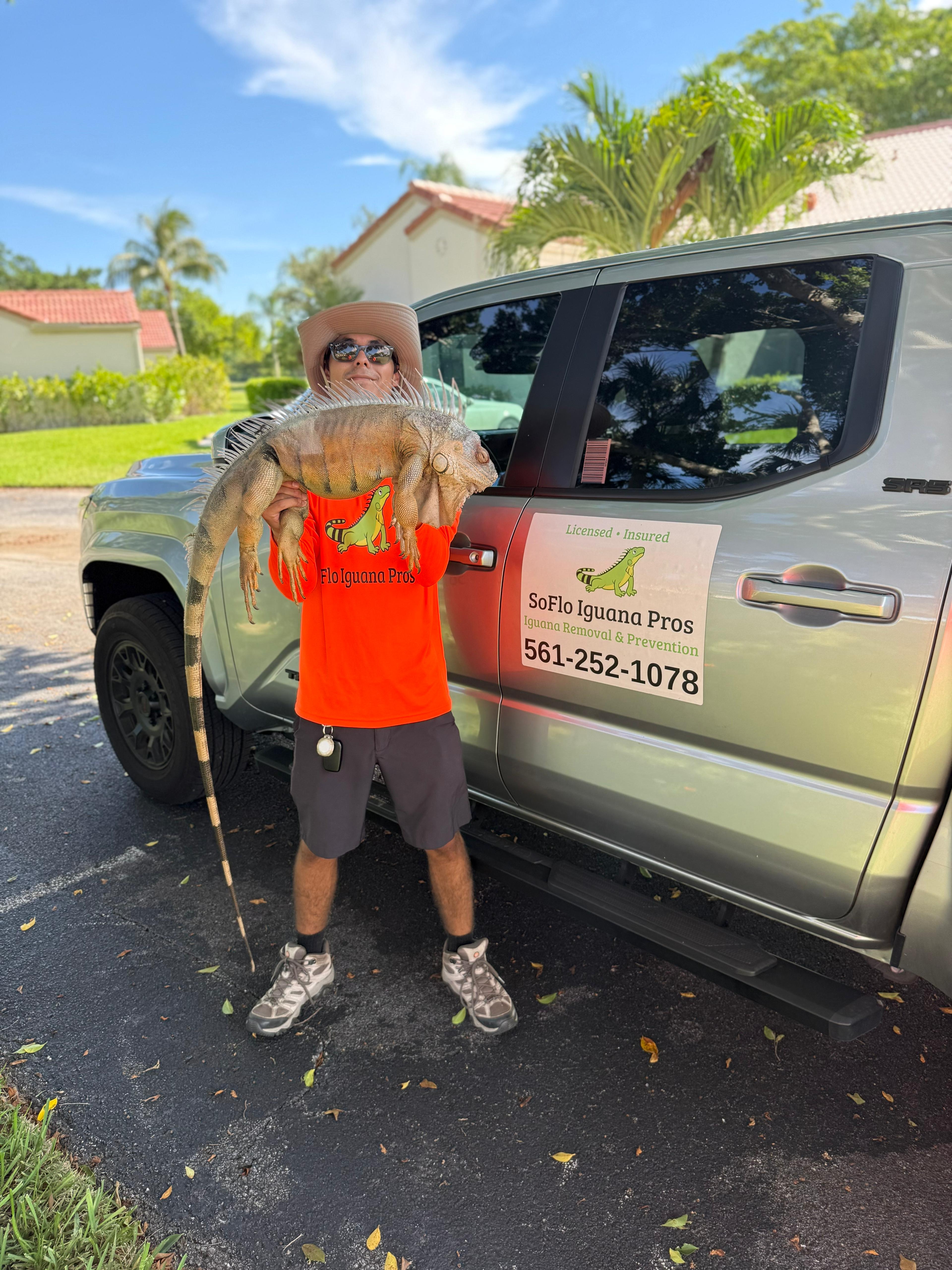 Beside the truck — Boca Raton